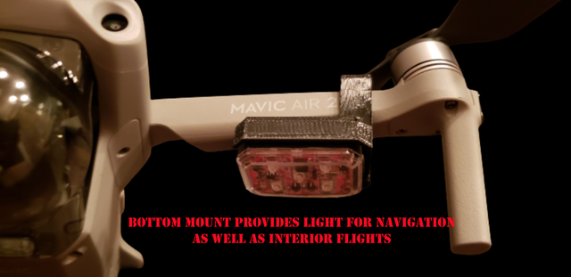 RC Drone Night Flight Light, Drone Strobe Lights Blixtlampa Kompatibel med  DJI Mavic Air 2 / Air 2S / Mini 2 / Mini/Mavic Pro Drone