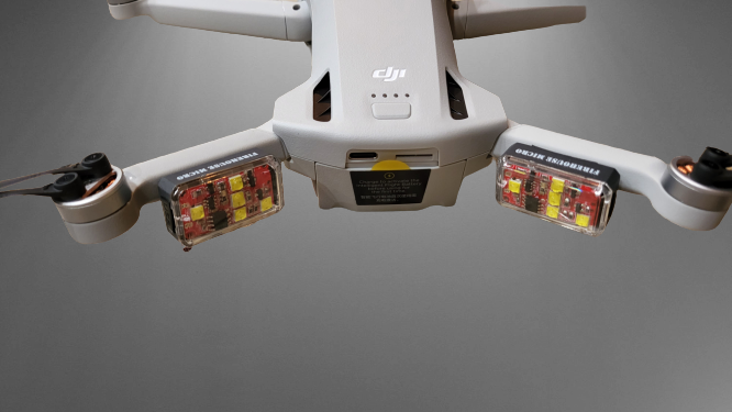 NEEWER Drone Strobe Light, FAA Anti Collision Night Flight Light with 4  Flash Modes/4.5H Runtime/Light Rain Proof, Compatible with DJI Mini 4 Pro  Mini